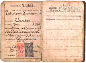 Carteira de identidade de Lepossava, Página 2