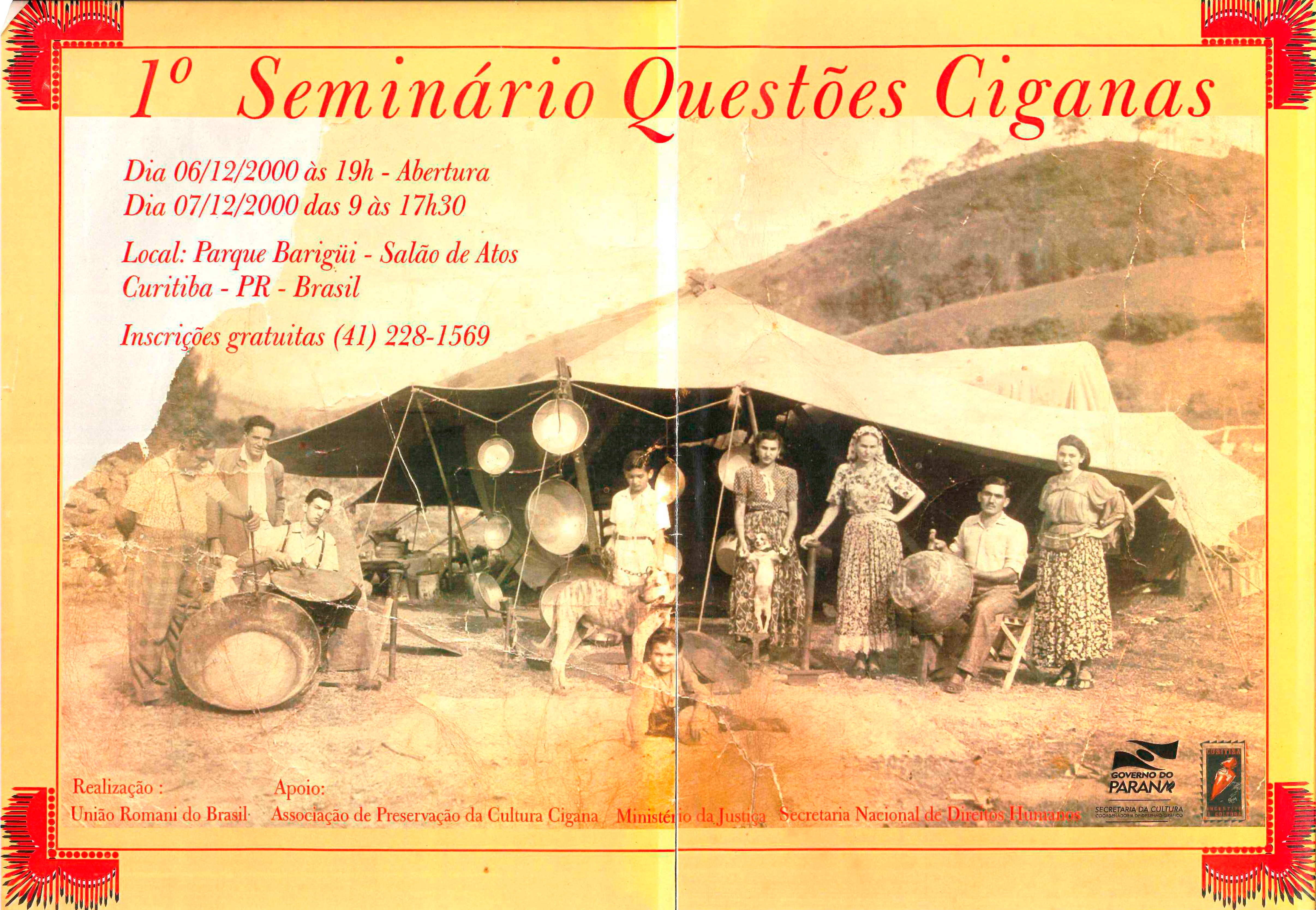 1º Seminário de Questões Ciganas em 2000