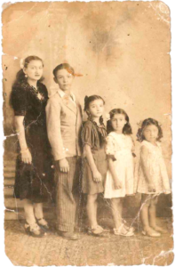 Filhos de Duchan Iovanovitch, Vera (Seika), Savo, Wanda (Olga), Alzira e Marilda (filha de Nasta, Neta de Lepossava).​